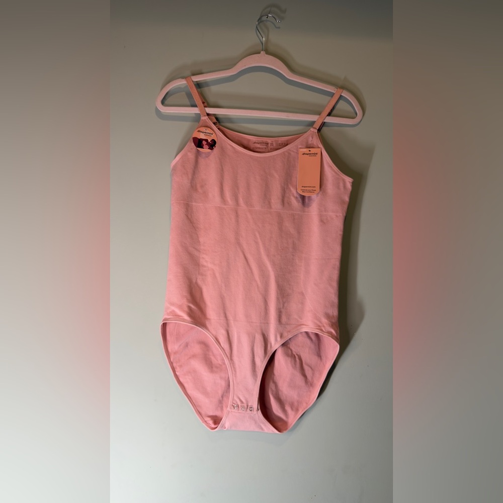 Shapermint Essentials Women's Pink Smoothing Bodysuit Tank Top Style Size 3XL - Picture 5 of 13